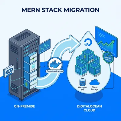 Studi Kasus, Migrasi Aplikasi MERN Stack dari On Premise ke DigitalOcean