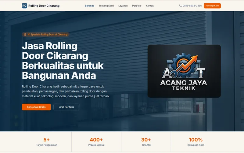 CV. Acang Jaya Teknik — Rolling Door Cikarang