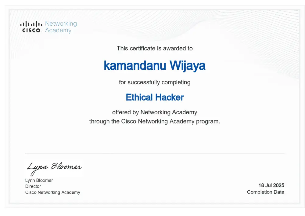 Sertifikat Ethical Hacker